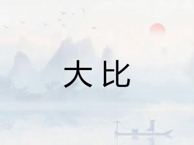 大比