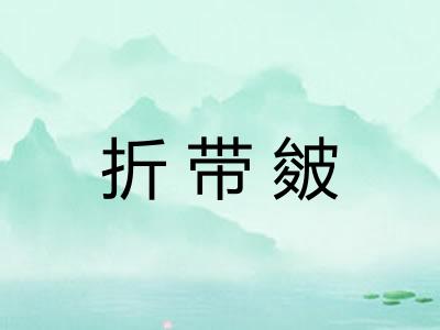 折带皴