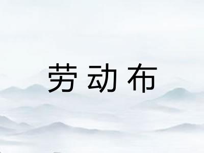 劳动布