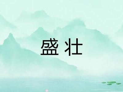 盛壮