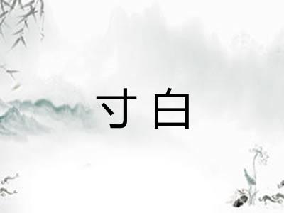 寸白