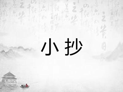 小抄