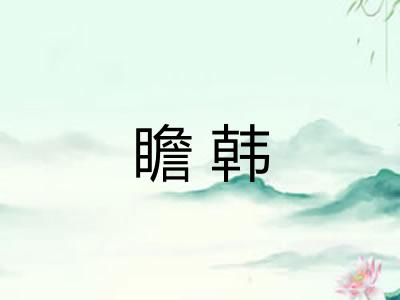 瞻韩