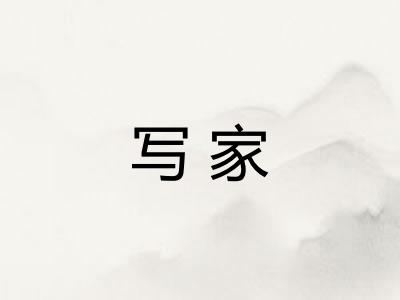 写家