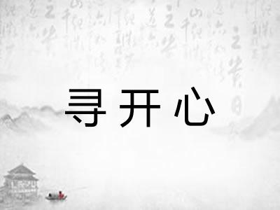 寻开心