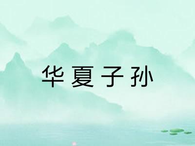华夏子孙