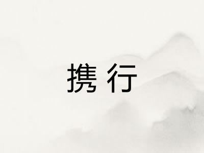 携行