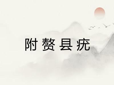 附赘县疣