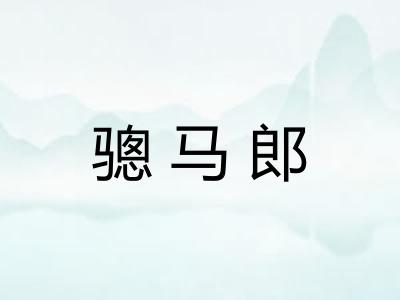 骢马郎