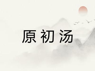 原初汤