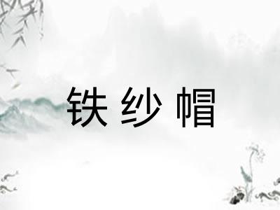 铁纱帽
