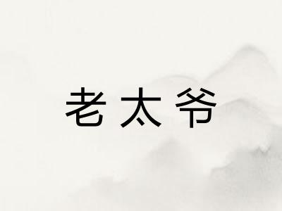 老太爷