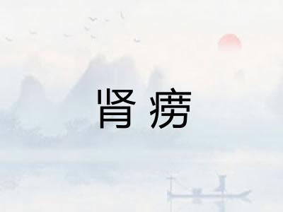 肾痨