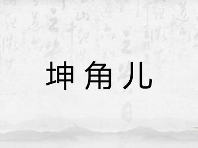 坤角儿