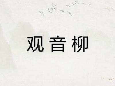 观音柳