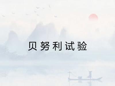 贝努利试验