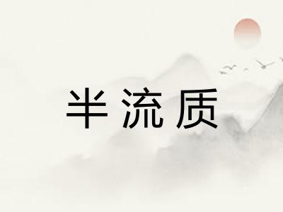 半流质