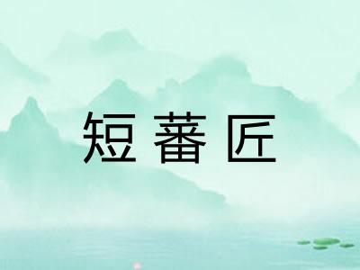 短蕃匠