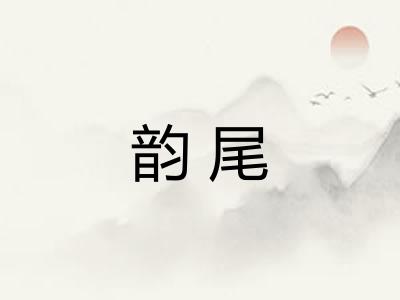 韵尾