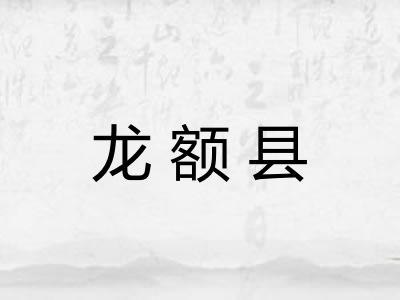 龙额县