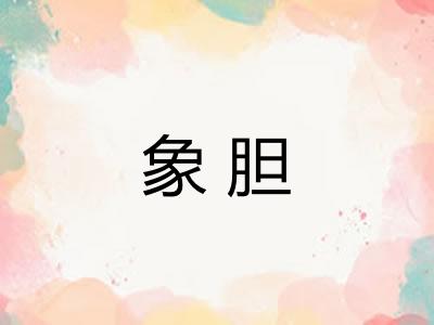 象胆