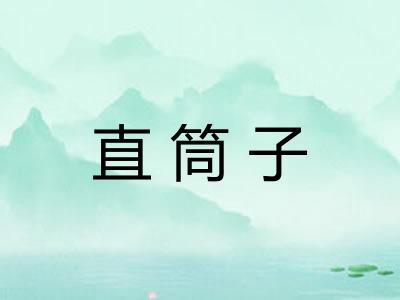 直筒子