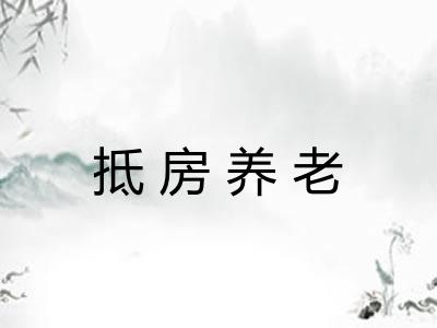 抵房养老