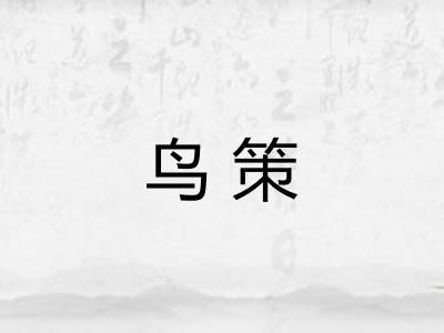 鸟策