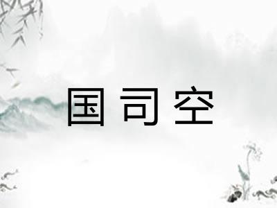 国司空