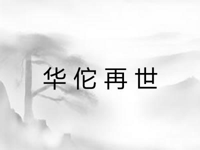 华佗再世