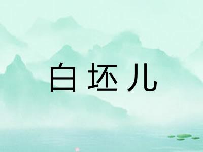 白坯儿