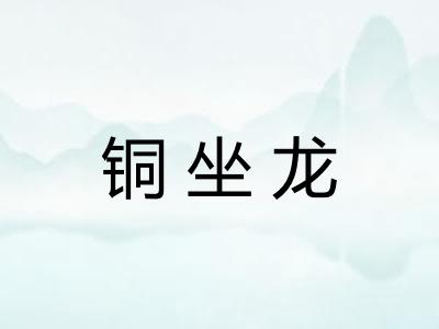 铜坐龙