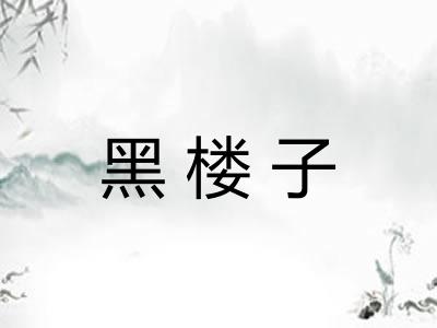 黑楼子