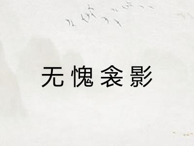 无愧衾影