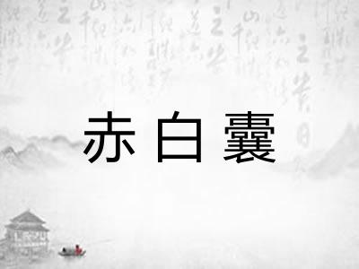 赤白囊