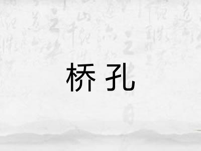 桥孔