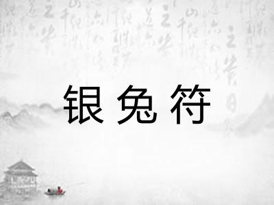 银兔符