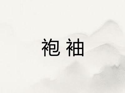 袍袖