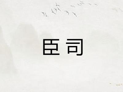 臣司