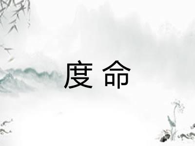 度命