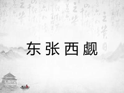 东张西觑