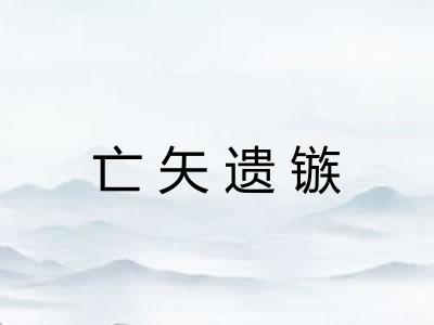 亡矢遗镞