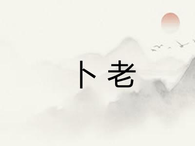 卜老