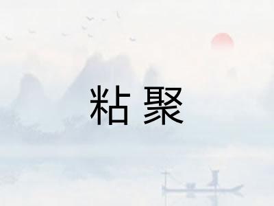 粘聚