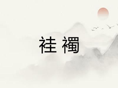 袿襡