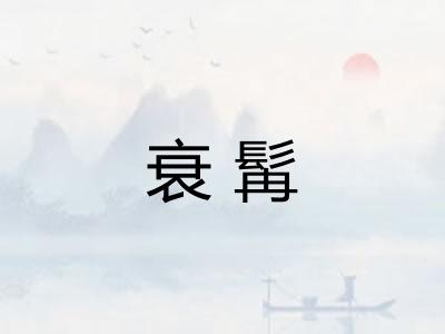 衰髯