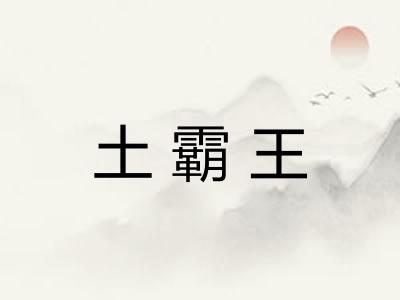 土霸王