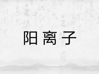 阳离子