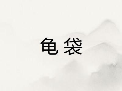 龟袋