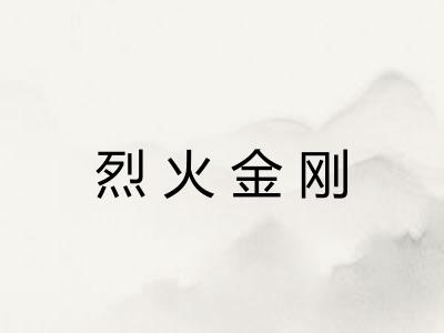烈火金刚